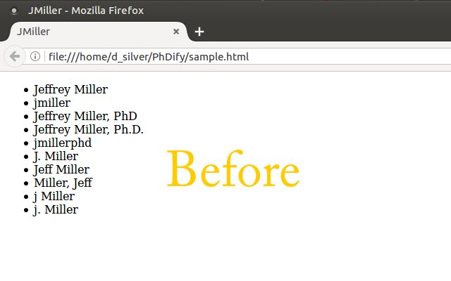 PhDify Append  from Chrome web store to be run with OffiDocs Chromium online