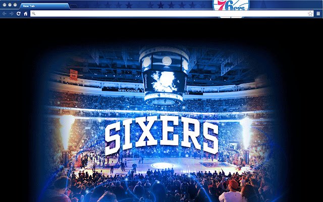 موضوع فيلادلفيا 76ers من متجر Chrome الإلكتروني ليتم تشغيله مع OffiDocs Chromium عبر الإنترنت