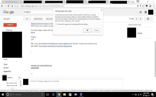Phishing Boat จาก Chrome เว็บสโตร์ที่จะทำงานกับ OffiDocs Chromium ทางออนไลน์