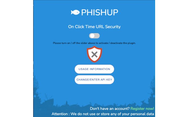 Phishup Safe URL Plugin dal Chrome Web Store da eseguire con OffiDocs Chromium online