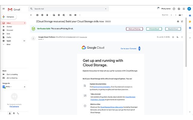 Chrome 网上商店的 Phishy 将与 OffiDocs Chromium 在线运行