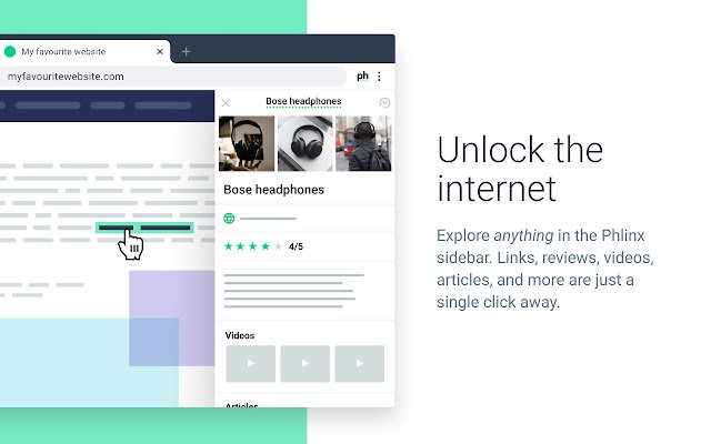 Phlinx  from Chrome web store to be run with OffiDocs Chromium online