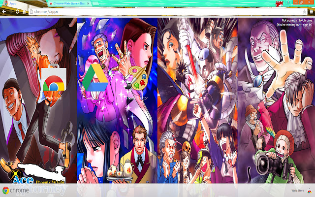 Phoenix Wright Ace Attorney  from Chrome web store to be run with OffiDocs Chromium online