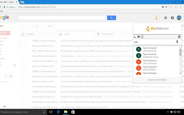 Phone C  from Chrome web store to be run with OffiDocs Chromium online