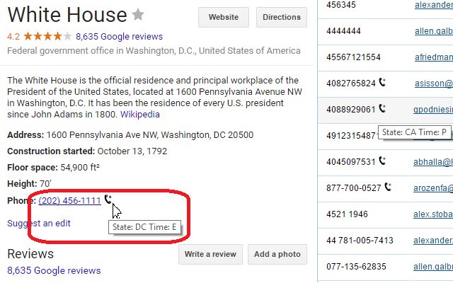Phone Helper  from Chrome web store to be run with OffiDocs Chromium online