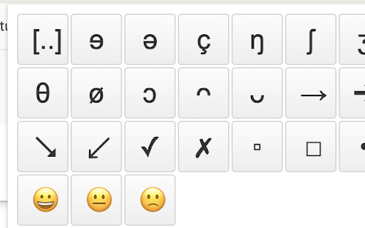 Phonetic Keyboard  from Chrome web store to be run with OffiDocs Chromium online