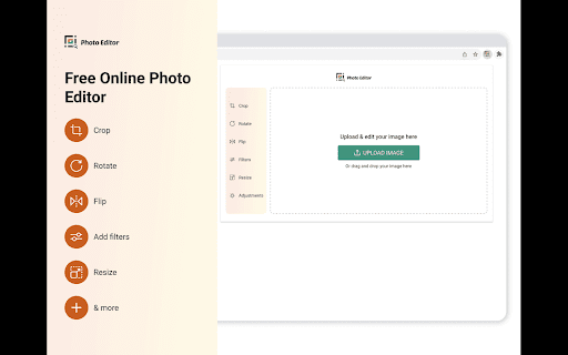 Photo Editor  from Chrome web store to be run with OffiDocs Chromium online