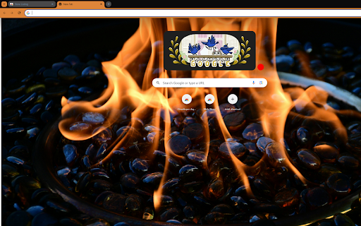 photograph captures a warm column of fire  from Chrome web store to be run with OffiDocs Chromium online