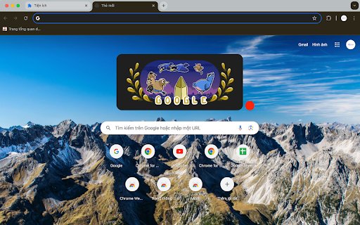 photo of mountains in the morning  from Chrome web store to be run with OffiDocs Chromium online