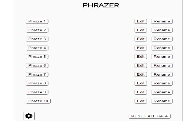 يتم تشغيل Phrazer من متجر Chrome الإلكتروني مع OffiDocs Chromium عبر الإنترنت