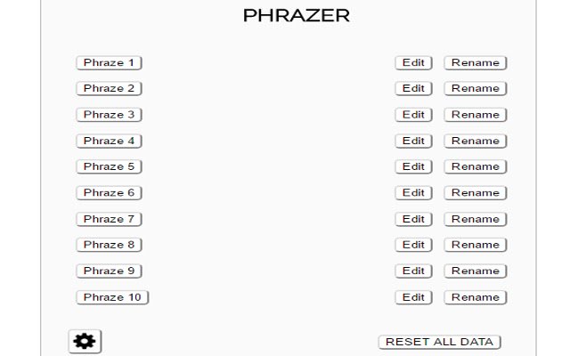 Phrazer מחנות האינטרנט של Chrome להפעלה עם OffiDocs Chromium באינטרנט