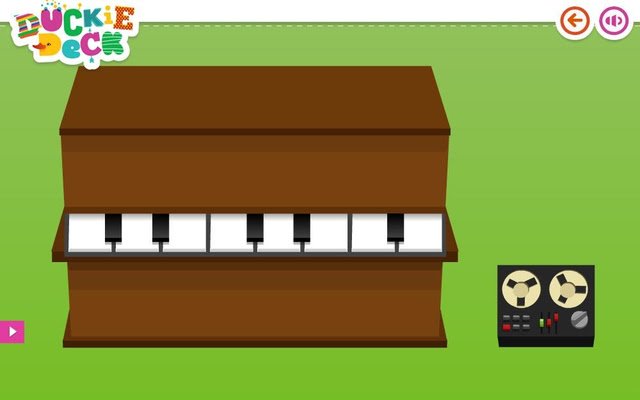 Jogos de piano no Duckie Deck da loja on-line do Chrome serão executados com OffiDocs Chromium online