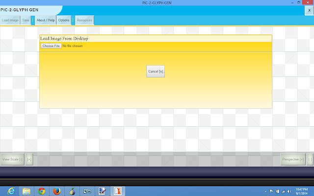 PIC2GLYPH 3D Photo Converter  from Chrome web store to be run with OffiDocs Chromium online
