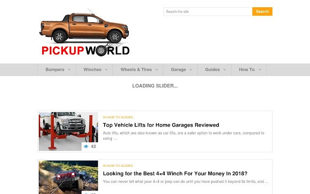 Pickup Truck World aus dem Chrome-Webshop, der mit OffiDocs Chromium online betrieben werden soll