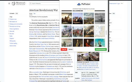 PicPacker  from Chrome web store to be run with OffiDocs Chromium online