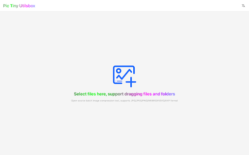 PicTinyUtilsbox  from Chrome web store to be run with OffiDocs Chromium online