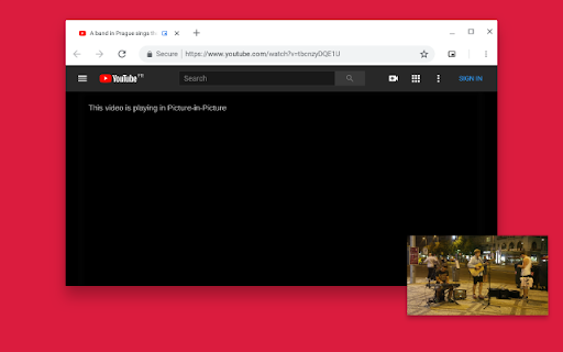Picture in Picture YouTube Netflix and more  from Chrome web store to be run with OffiDocs Chromium online