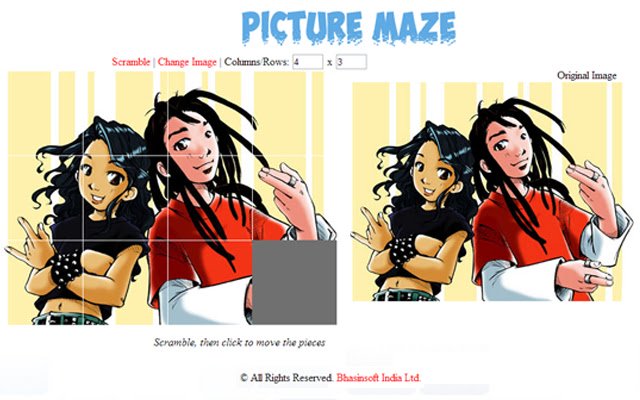 Picture Maze  from Chrome web store to be run with OffiDocs Chromium online