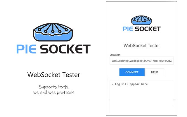 क्रोम वेब स्टोर से पाईसॉकेट वेबसॉकेट टेस्टर को ऑनलाइन ऑफीडॉक्स क्रोमियम के साथ चलाया जाएगा