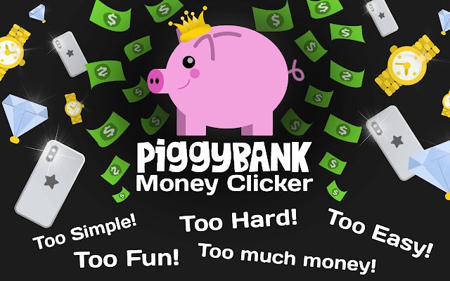 Bezczynna gra PiggyBank Money Clicker ze sklepu internetowego Chrome do uruchomienia z OffiDocs Chromium online