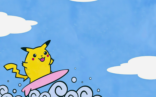 Pikachu surfing on the sea  from Chrome web store to be run with OffiDocs Chromium online