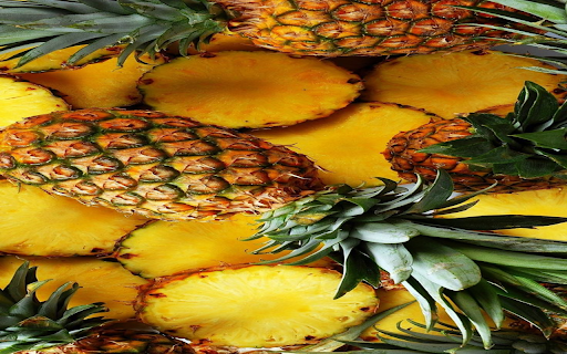 Pineapple slices wallpaper  from Chrome web store to be run with OffiDocs Chromium online
