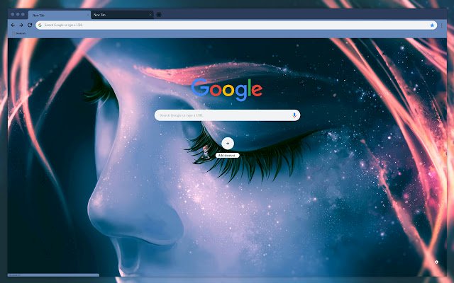 Chrome ウェブストアのピンクの髪を OffiDocs Chromium online で実行
