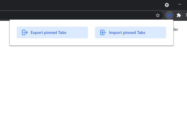 Pinned Tab Saver  from Chrome web store to be run with OffiDocs Chromium online