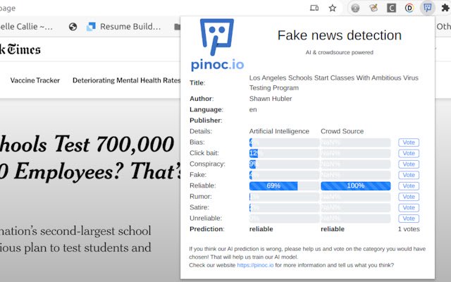 Pinoc.io dari toko web Chrome untuk dijalankan dengan OffiDocs Chromium online