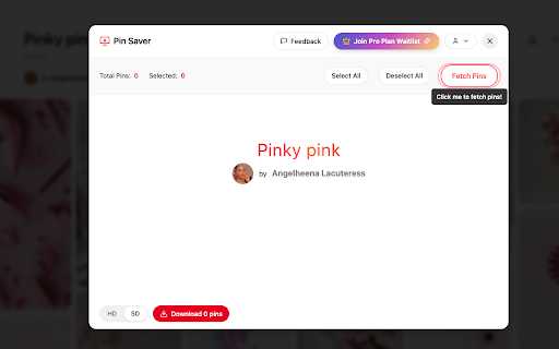 Pinsaver  from Chrome web store to be run with OffiDocs Chromium online