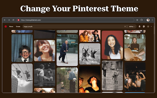 Pinterest Dark Mode  from Chrome web store to be run with OffiDocs Chromium online