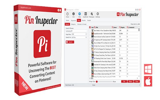 Pinterest keyword  from Chrome web store to be run with OffiDocs Chromium online