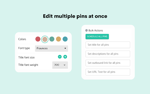 Pinterest Pin Generator  from Chrome web store to be run with OffiDocs Chromium online