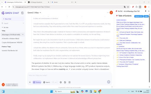 PinTOC – AI  WhatsApp Chat TOC  from Chrome web store to be run with OffiDocs Chromium online