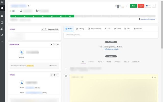 Pipedrive hebrew fixer  from Chrome web store to be run with OffiDocs Chromium online