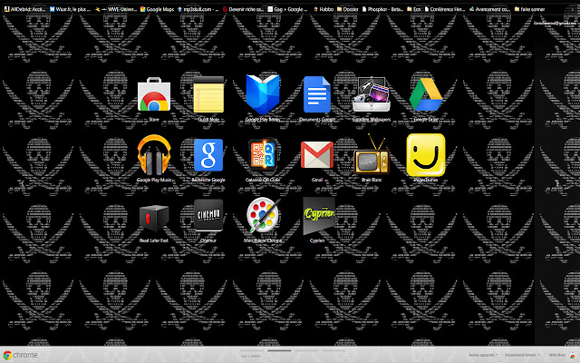 Pirate mosaic declinaison mula sa Chrome web store na tatakbo sa OffiDocs Chromium online