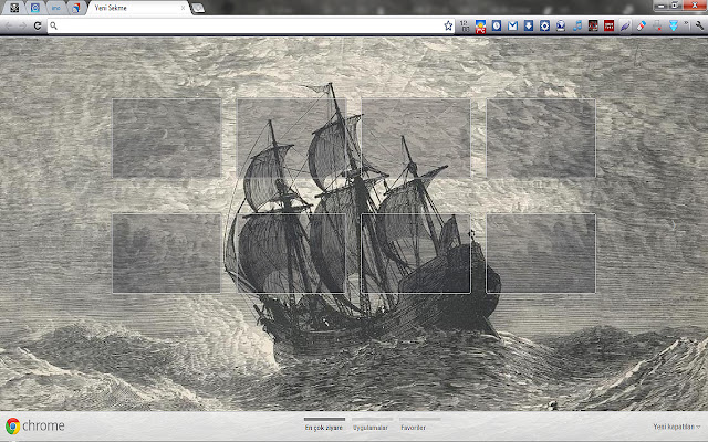 OffiDocs Chromiumオンラインで実行されるChrome WebストアのAlienによる海賊テーマ