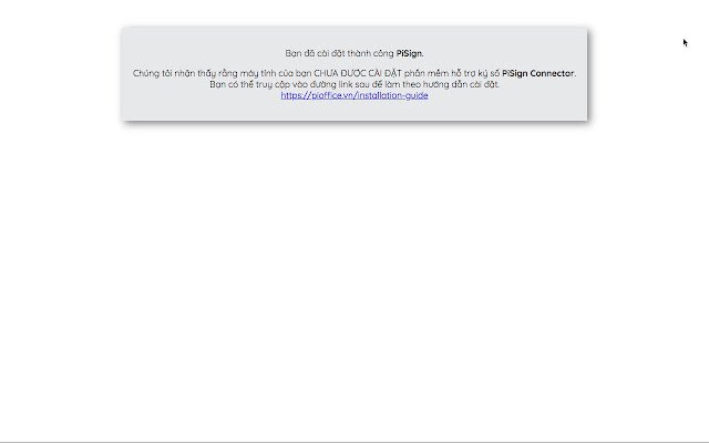 PiSign  from Chrome web store to be run with OffiDocs Chromium online