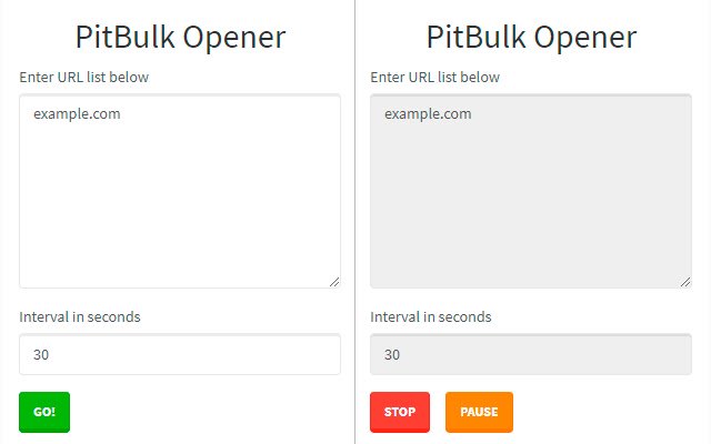 PitBulk Opener  from Chrome web store to be run with OffiDocs Chromium online