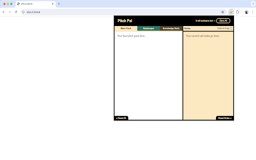 Pitch Pal  from Chrome web store to be run with OffiDocs Chromium online