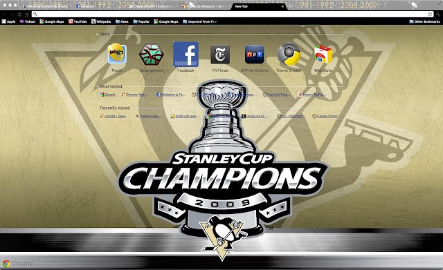 Chrome ウェブストアの Pittsburgh Penguins を OffiDocs Chromium オンラインで実行