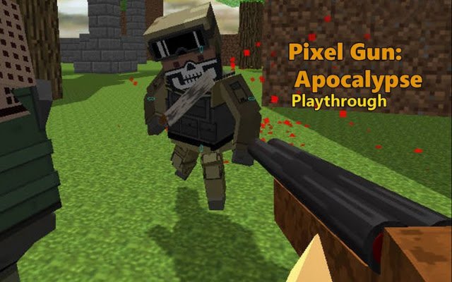 Le jeu en ligne Pixel Gun Apocalypse de la boutique en ligne Chrome sera exécuté avec OffiDocs Chromium en ligne