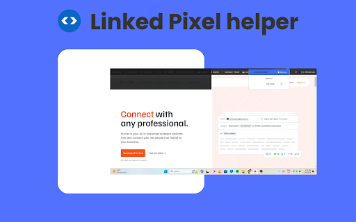 Pixel helper for Linkedin  from Chrome web store to be run with OffiDocs Chromium online