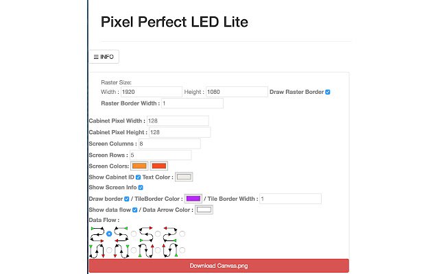 Pixel Perfect LED Lite aus dem Chrome-Webshop zur Ausführung mit OffiDocs Chromium online