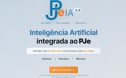 PJeIA 2.0 | EprocIA beta from Chrome web store to be run with OffiDocs Chromium online PJeIA 2.0 | EprocIA beta from Chrome web store to be run with OffiDocs Chromium online