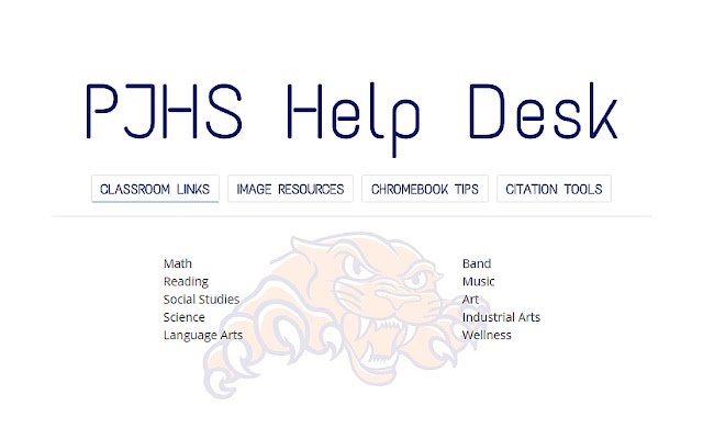 PJHS Help Desk  from Chrome web store to be run with OffiDocs Chromium online PJHS Help Desk  from Chrome web store to be run with OffiDocs Chromium online