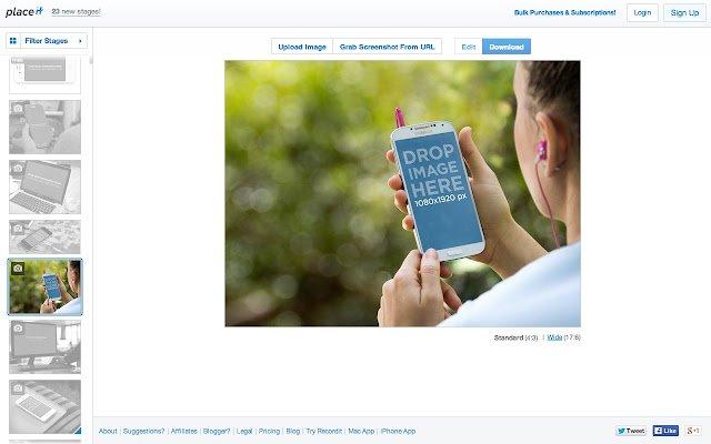 Placeit Mockup  Design Comp Producer  from Chrome web store to be run with OffiDocs Chromium online