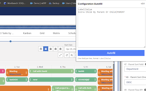 Planner Autofill  from Chrome web store to be run with OffiDocs Chromium online