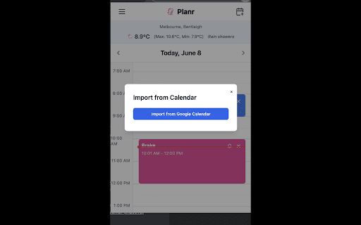 Planr  from Chrome web store to be run with OffiDocs Chromium online