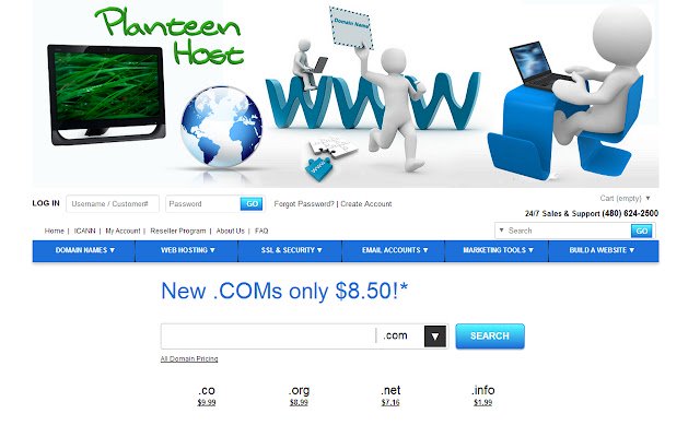 PlanteenHost.com van de Chrome-webwinkel om te worden uitgevoerd met OffiDocs Chromium online